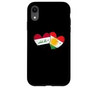 Drapeau du Kurdistan Irak en Forme de cœur Fierté kurde irakienne Coque pour iPhone XR