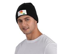 Drapeau du Kurdistan Motif Bonnet Chaud en Tricot Hip Hop Bonnet Skullies Bonnets Automne-Hiver Outdoor Bonnets pour Unisexe
