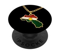 Drapeau du Kurdistan Nowruz, Bakur Rojava Bashur, I Love Kurdistan PopSockets PopGrip Adhésif