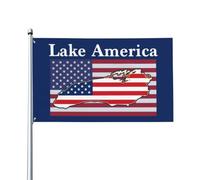 Drapeau du lac America 2x3, panneau « Renommer le lac Ontario », bannière sans mât