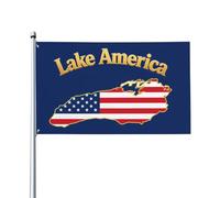 Drapeau du lac America 2x3, panneau « Renommer le lac Ontario », bannière sans mât