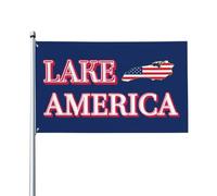 Drapeau du lac America 4x6, panneau « Renommer le lac Ontario », bannière sans mât