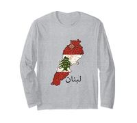 Drapeau du Liban Beyrouth, cèdre, Patrimoine libanais Manche Longue