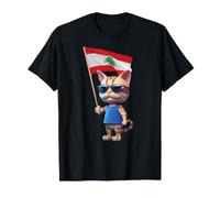 Drapeau du Liban Cèdre Arbre Beyrouth Libanais Arabe Islam Bissa T-Shirt