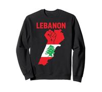 Drapeau du Liban Cèdre Arbre Beyrouth Libanais Arabe Musulman Sweatshirt