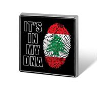 Drapeau du Liban. C'est dans ma collection ! Broche carrée élégante, épingles, boutons, badges, sans couture, pour revers, pour toutes les occasions.