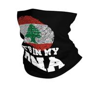 Drapeau du Liban. C'est dans Mon Adn. Homme Femme Cache Cou Léger Tour De Cou Coupe-Vent Snood pour Course À Pied Pêche Voyage Sport