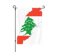 Drapeau du Liban - Drapeaux décoratifs pour l'extérieur, décoration de jardin double face pour toutes les saisons