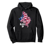 Drapeau du Libéria Bless Up enveloppé Autour des Mains en prière Sweat à Capuche