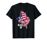 Drapeau du Libéria Bless Up enveloppé Autour des Mains en prière T-Shirt