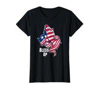 Drapeau du Libéria Bless Up enveloppé Autour des Mains en prière T-Shirt Graphique avec Valeur