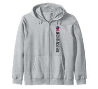 Drapeau du Liechtenstein Vertical Sweat à Capuche
