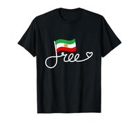 Drapeau du Lion et du Soleil d'Iran Libre de Shir o Khorshid, héritage Persan T-Shirt