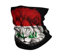 Drapeau du Lion Irakien Femme Homme Bandana Anti-Solaire Tour De Cou Respirant Snood pour Moto Voyage Pêche Vélo