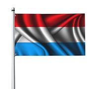 Drapeau Du Luxembourg Bannière Avec Œillets Drapeau De Jardin Drôle Garden Flag Pour Patio Pelouse Extérieure 90X150Cm