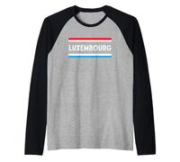 Drapeau du Luxembourg Fierté luxembourgeoise Racines luxembourgeoises Manche Raglan