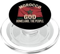 Drapeau du Maroc Dieu Patrie The People National Pride Heritage PopSockets PopGrip pour MagSafe