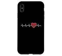 Drapeau du Maroc Heartbeat Apparel Heritage marocain Coque pour iPhone XS Max