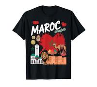 Drapeau du Maroc Idée pour Enfants sur Le thème de la Culture Marocaine T-Shirt