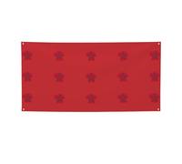 Drapeau du Maroc imprimé à suspendre, bannière décorative résistante aux intempéries pour une utilisation romantique de vacances