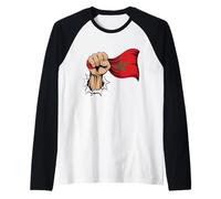 Drapeau du Maroc Motif Main de Poing Patrimoine marocain Manche Raglan