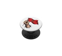 Drapeau du Maroc Motif Main de Poing Patrimoine marocain PopSockets PopGrip Adhésif