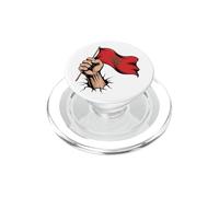 Drapeau du Maroc Motif Main de Poing Patrimoine marocain PopSockets PopGrip pour MagSafe