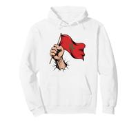 Drapeau du Maroc Motif Main de Poing Patrimoine marocain Sweat à Capuche