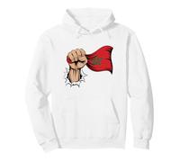 Drapeau du Maroc Motif Main de Poing Patrimoine marocain Sweat à Capuche