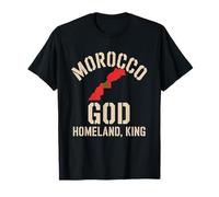 Drapeau du Maroc Patrimoine du Roi National Pride Heritage T-Shirt