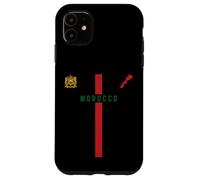Drapeau du Maroc, Silhouette Carte du Maroc, emblème national Coque pour iPhone 11