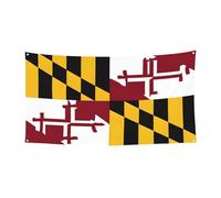 Drapeau du Maryland - Chapeau d'Halloween à couverture complète - Couvre-chef de sorcière pliable pour festivals, fêtes et fêtes avec tissu lavable en machine