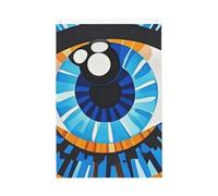 Drapeau du mauvais œil - 61 x 91 cm - Double face - Ne se décolore pas - Drapeau de jardin avec bannière extérieure en laiton - Décoration pour cour, porche, pelouse