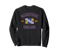 Drapeau du Merseyside Angleterre établi en 1974 Sweatshirt