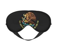 Drapeau du Mexique 13 Drapeau du Mexique Masques de sommeil Sangle réglable Masque pour les yeux doux pour femmes Hommes Voyage Travail Maison