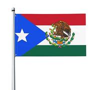 Drapeau du Mexique 3x5 pieds Bannière Affiche Toile de fond décorative Décoration murale Polyester S'applique au jardin Cour Maison Dindoor Extérieur