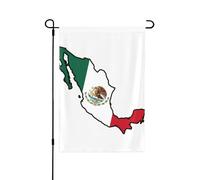 Drapeau du Mexique - Drapeaux décoratifs pour l'extérieur, décoration de jardin double face pour toutes les saisons