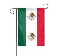 Drapeau du Mexique imprimé double face, 30,5 x 45,7 cm, anniversaire, mariage, vacances, cour, extérieur, décoration extérieure