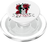 Drapeau du Mexique Jour de l'Indépendance Mexique Mi Amor Crâne Roses PopSockets PopGrip pour MagSafe