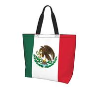 Drapeau du Mexique sac fourre-tout pour femme, sacs fourre-tout pour femme, sac fourre-tout étanche pour professeur, salle de sport, travail, école avec poche intérieure