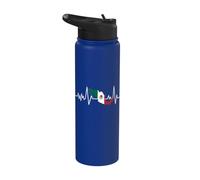 Drapeau du Mexique Stainless Steel Insulated Water Bottle