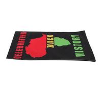 Drapeau du Mois de L'Histoire des Noirs 40x30cm, Décor jardin | Polyester Léger, Impression Résistante aux Intempéries, pour Support et Cadre Photo, Écoles et Événements