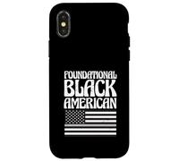 Drapeau du Mois de l'histoire des Noirs Coque pour iPhone X/XS