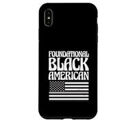 Drapeau du Mois de l'histoire des Noirs Coque pour iPhone XS Max