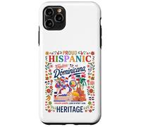 Drapeau du Mois du Patrimoine hispanique dominicain pour Femme Idée Dominicano Coque pour iPhone 11 Pro Max