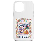 Drapeau du Mois du Patrimoine hispanique dominicain pour Femme Idée Dominicano Coque pour iPhone 13 Pro Max