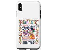 Drapeau du Mois du Patrimoine hispanique dominicain pour Femme Idée Dominicano Coque pour iPhone XS Max