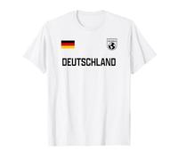 Drapeau du monde de l'Allemagne, identité inébranlable avec trois couleurs : noir, rouge et or T-Shirt