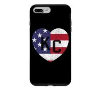 Drapeau du Monde des États-Unis KC Cœur Kansas City Love Letters US Coque pour iPhone 7 Plus/8 Plus