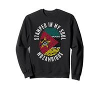 Drapeau du Mozambique estampillé dans My Soul Mozambican Pride Sweatshirt